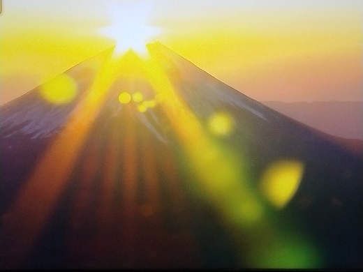 富士山のダイヤモンド富士