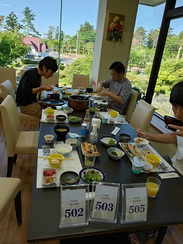 朝食の和定食