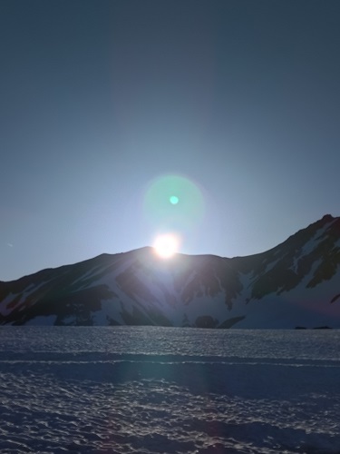 立山の日の出