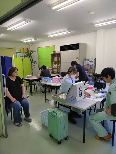 工場内での健康診断